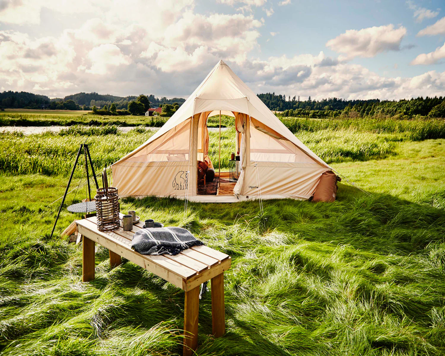 Utgard 13.2 Glamping Zelt - 13.2 m² | 6 Personen | Sandshell - Image 5