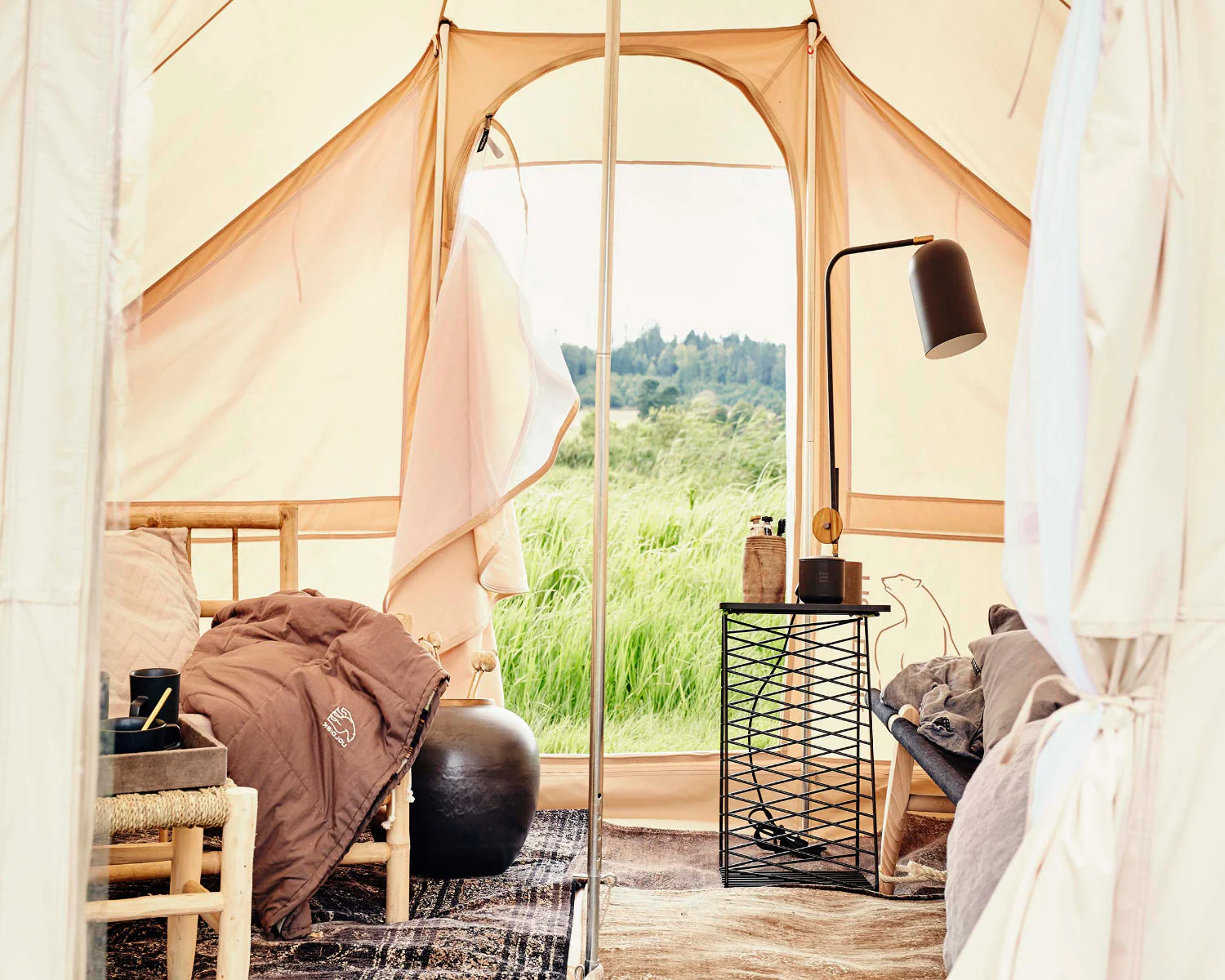 Utgard 13.2 Glamping Zelt - 13.2 m² | 6 Personen | Sandshell - Image 6