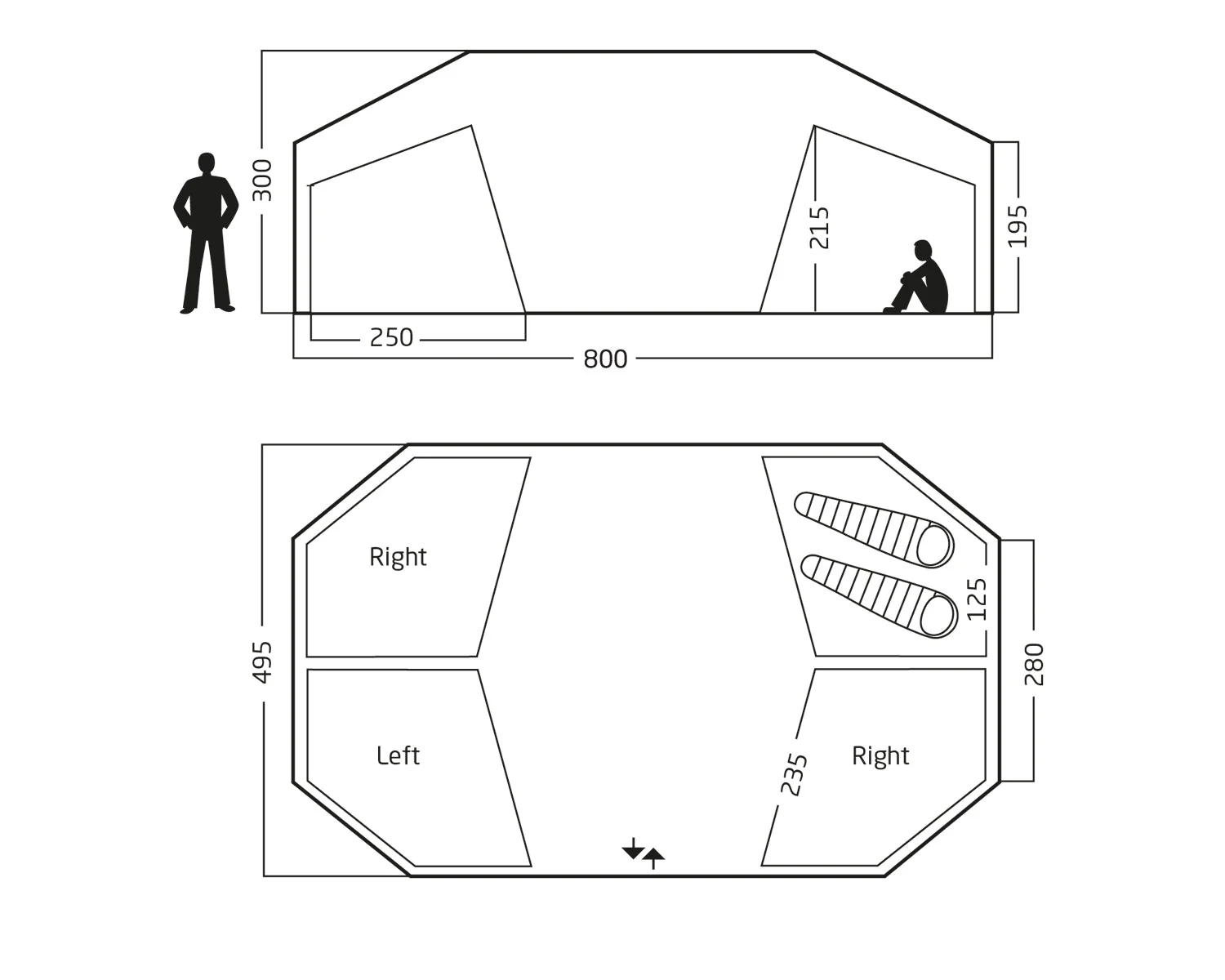 Vanaheim 40 Glamping Zelt - 40 m² | 16 Personen | Sandshell - Image 8