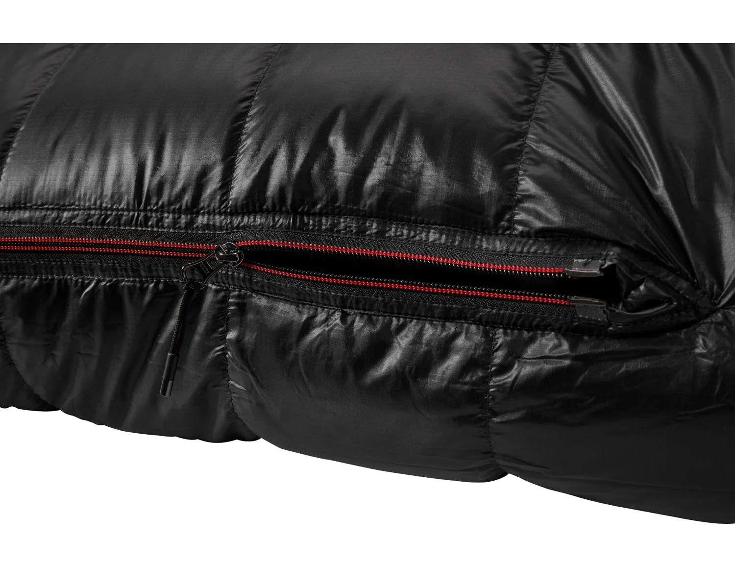 VIB 250 Schlafsack (Right Zip) - Daune (5° C) | Black - Image 7