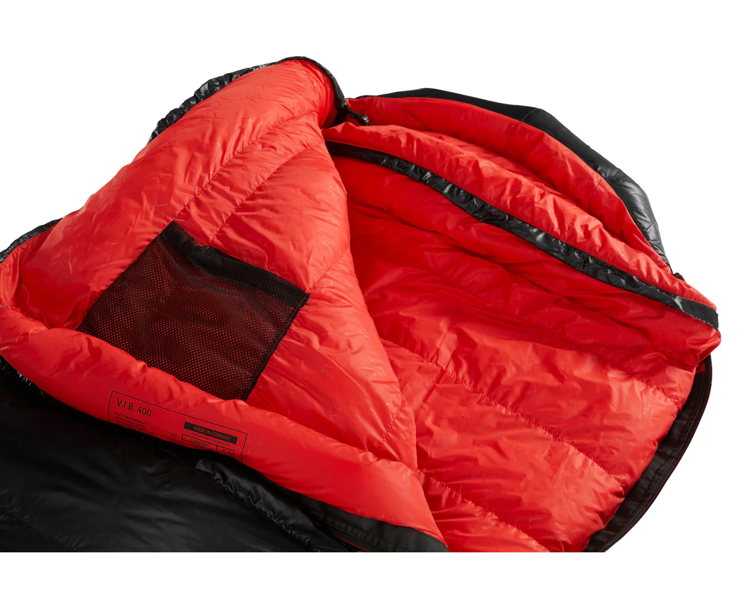 VIB 400 Schlafsack (Left Zip) - Daune (-2° C) | Black - Image 7