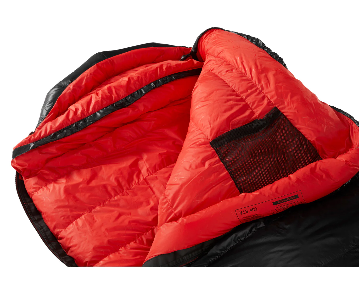 VIB 400 Schlafsack (Right Zip) - Daune (-2° C) | Black - Image 7