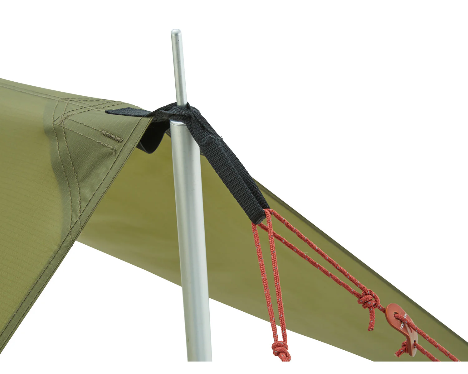 Voss 14 PU Tarp - 14 m² | Dark Olive - Image 4
