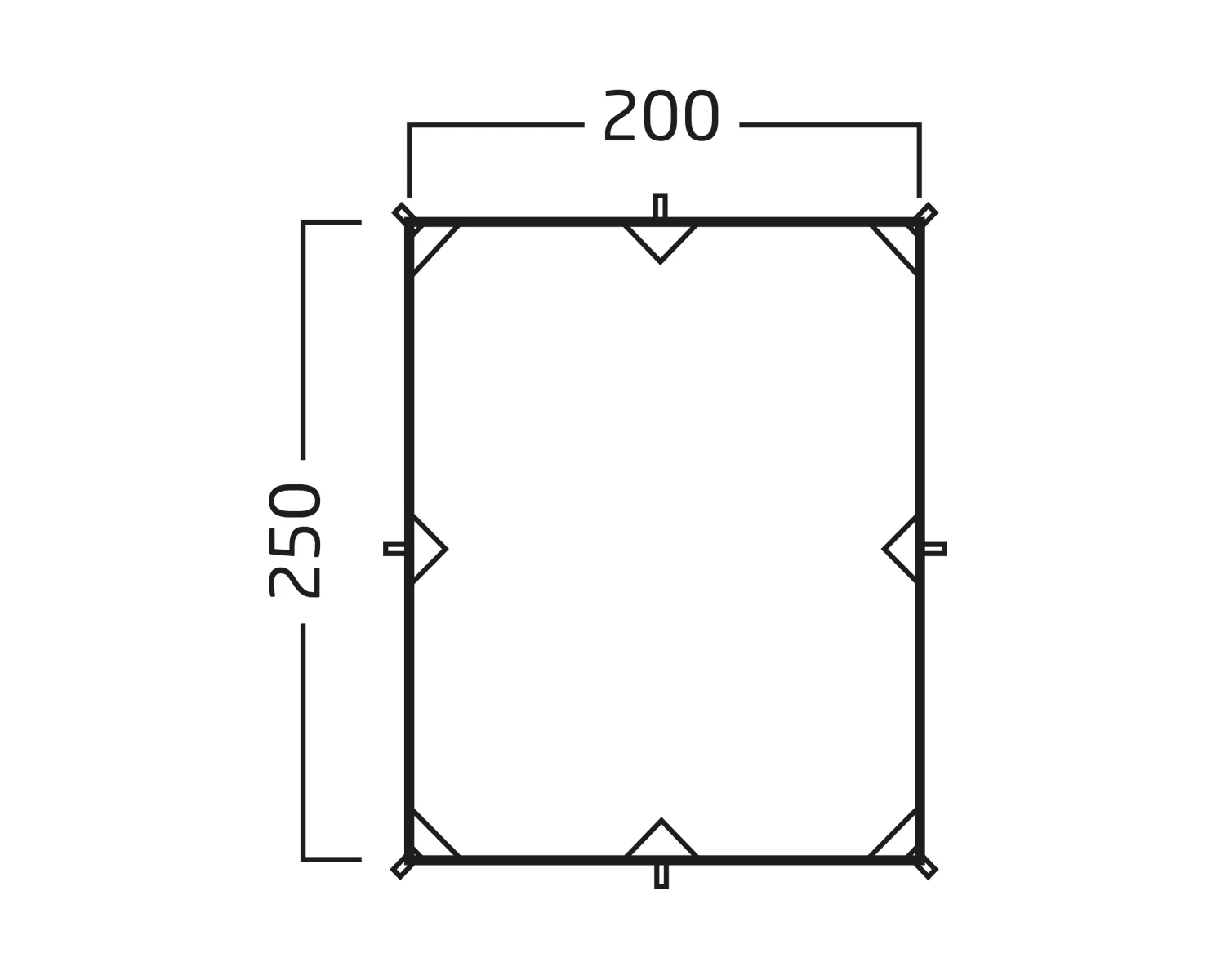 Voss 5 LW Tarp - 5 m² | Forest Green - Image 7