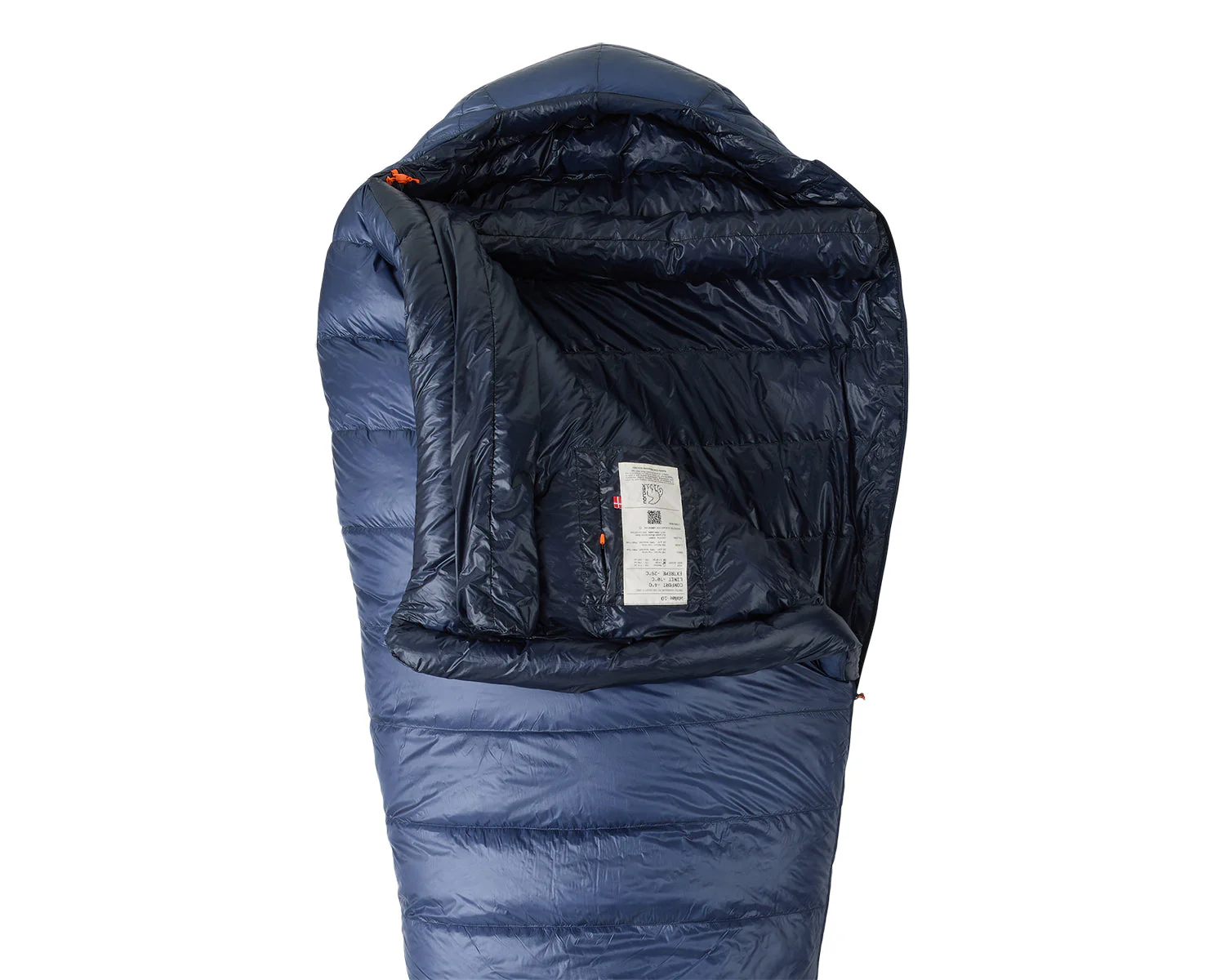 Walløe -10° Mummy Schlafsack - Mood Indigo Blue - Image 3