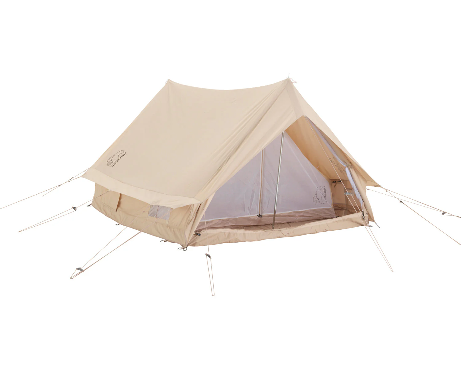 Ydun 5.5 Glamping Zelt - 5.5 m² | 4 Personen | Sandshell - Image 3