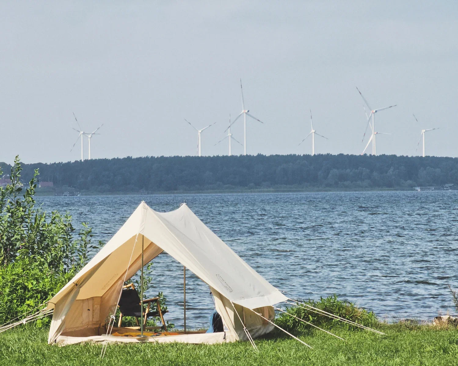 Ydun 5.5 Glamping Zelt - 5.5 m² | 4 Personen | Sandshell - Image 6