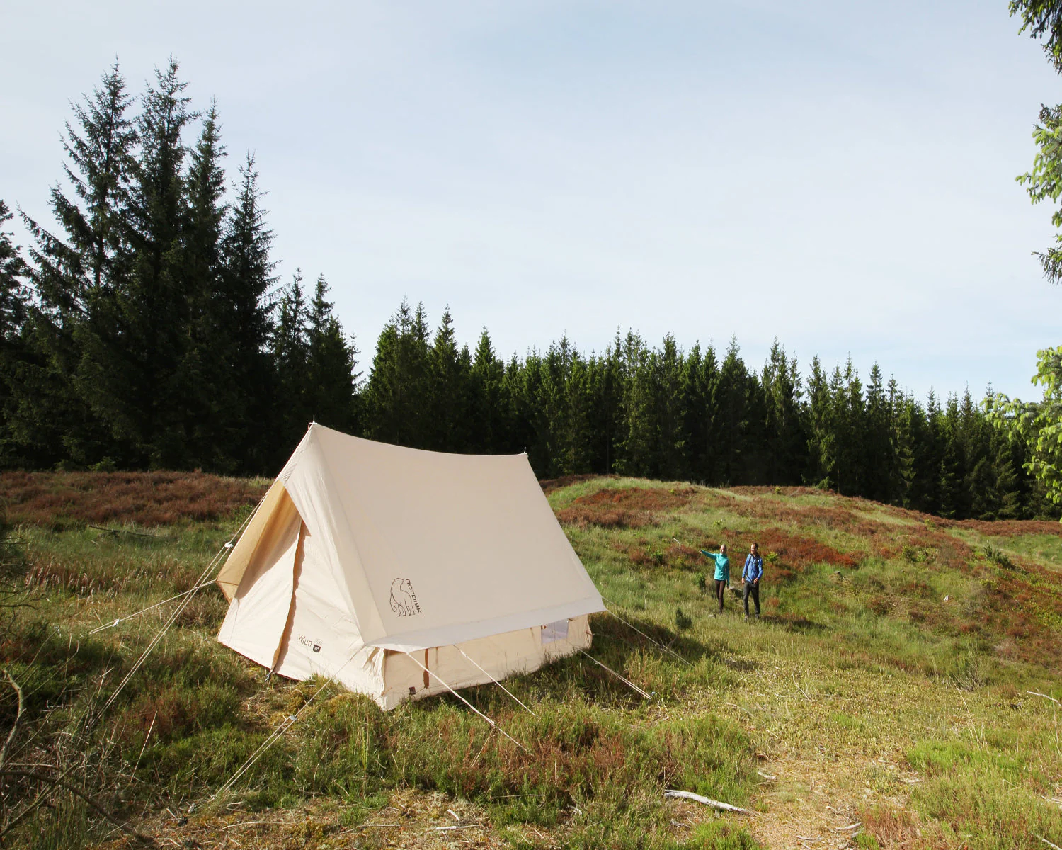 Ydun 5.5 Glamping Zelt - 5.5 m² | 4 Personen | Sandshell - Image 7