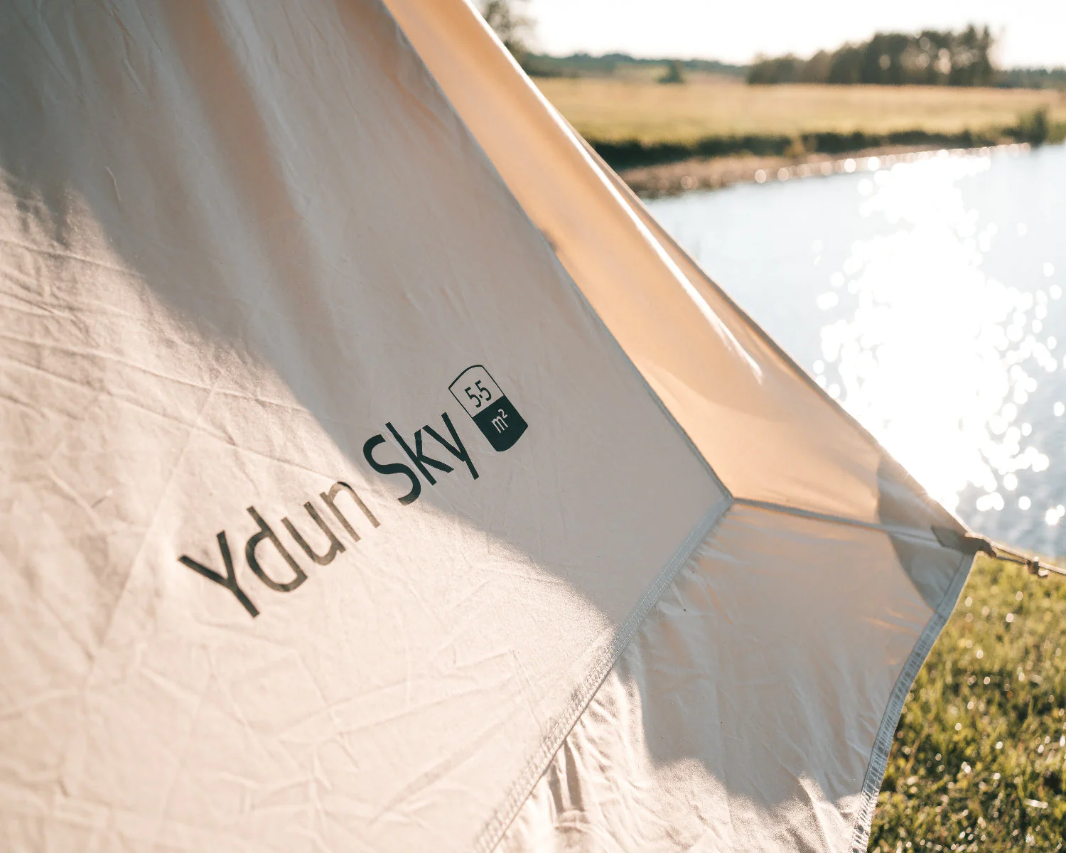 Ydun Sky 5.5 Glamping Zelt - 5.5 m² | 4 Personen | Sandshell - Image 11