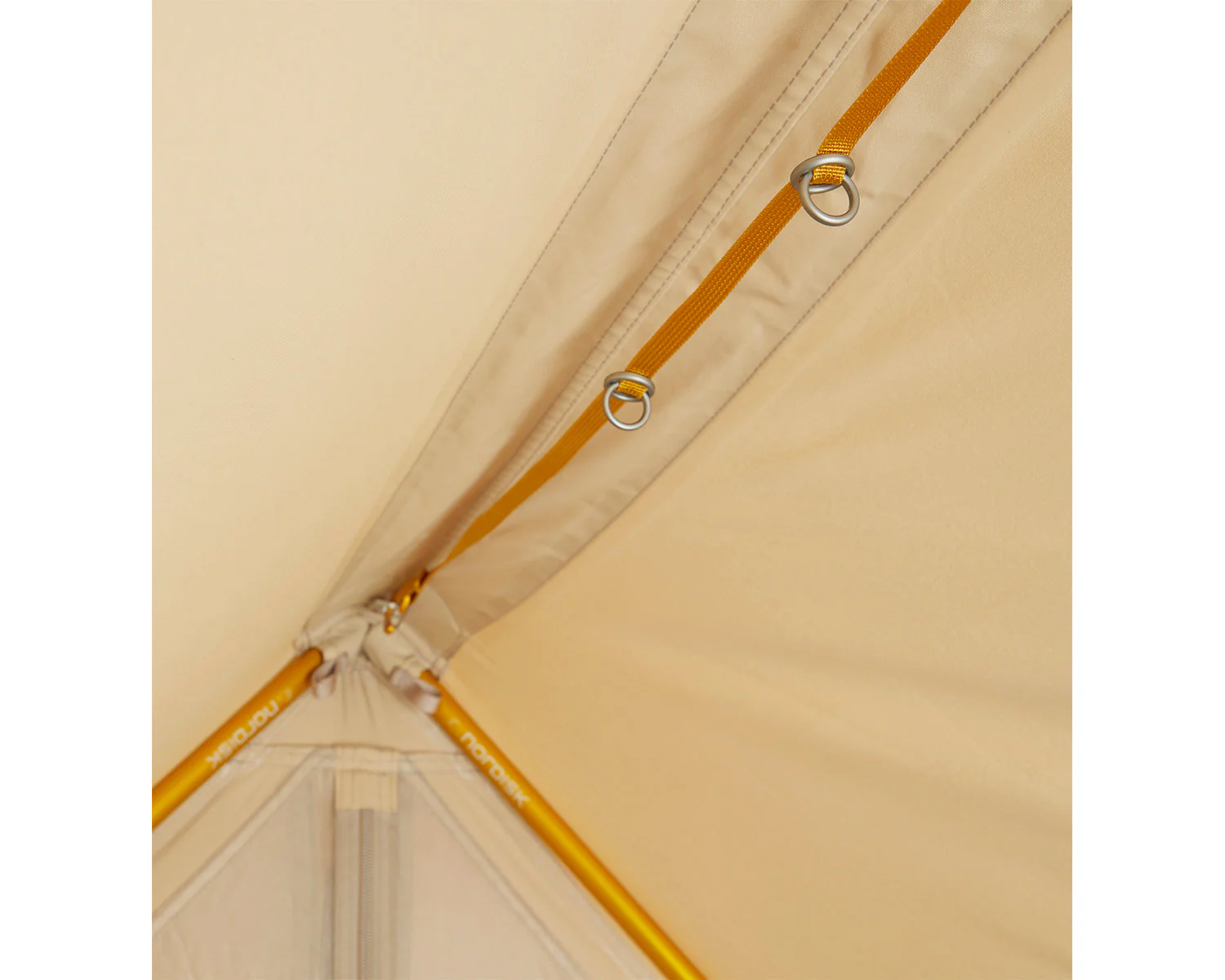 Ydun Tech Mini Glamping Zelt Incl. Colour Pack - 2 Personen | Mustard Yellow - Image 10