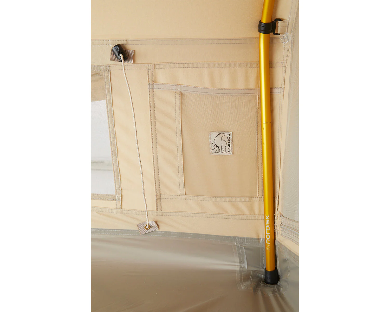 Ydun Tech Mini Glamping Zelt Incl. Colour Pack - 2 Personen | Mustard Yellow - Image 11