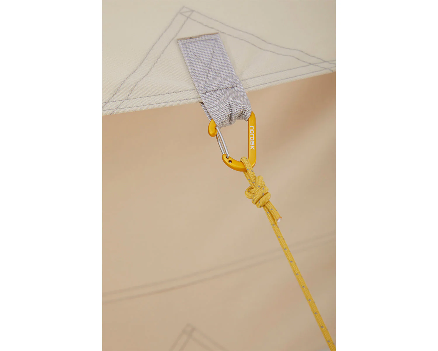 Ydun Tech Mini Glamping Zelt Incl. Colour Pack - 2 Personen | Mustard Yellow - Image 14