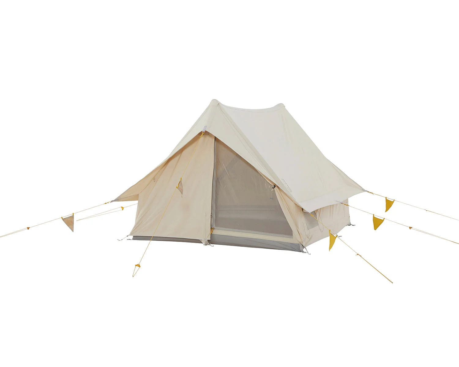Ydun Tech Mini Glamping Zelt Incl. Colour Pack - 2 Personen | Mustard Yellow - Image 3