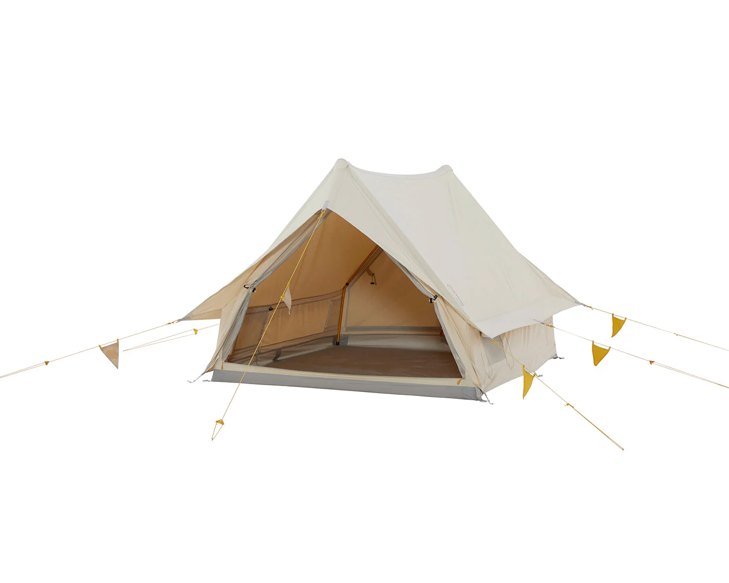Ydun Tech Mini Glamping Zelt Incl. Colour Pack - 2 Personen | Mustard Yellow - Image 6