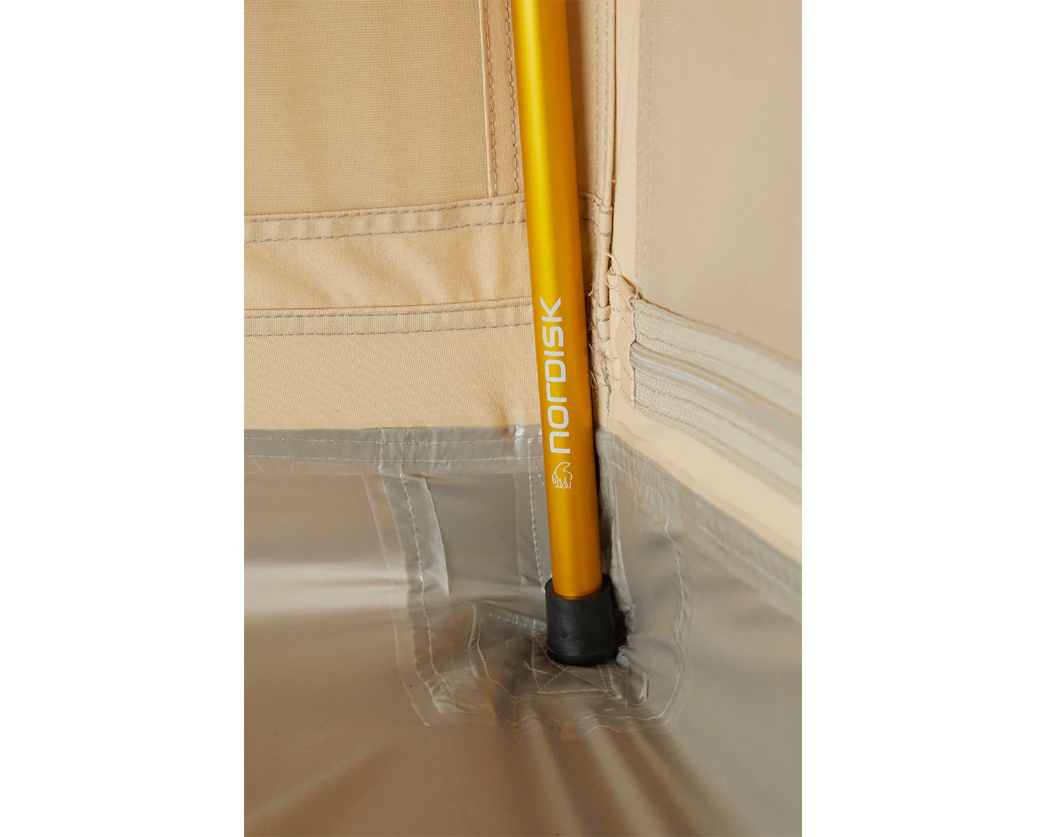 Ydun Tech Mini Glamping Zelt Incl. Colour Pack - 2 Personen | Mustard Yellow - Image 9