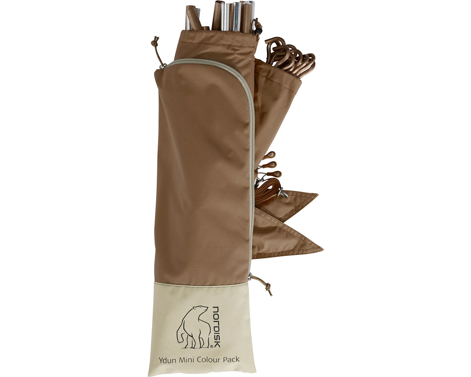 Ydun Tech Mini Glamping Zelt Incl. Colour Pack - 2 Personen | Dachshund Chocolate - Image 23