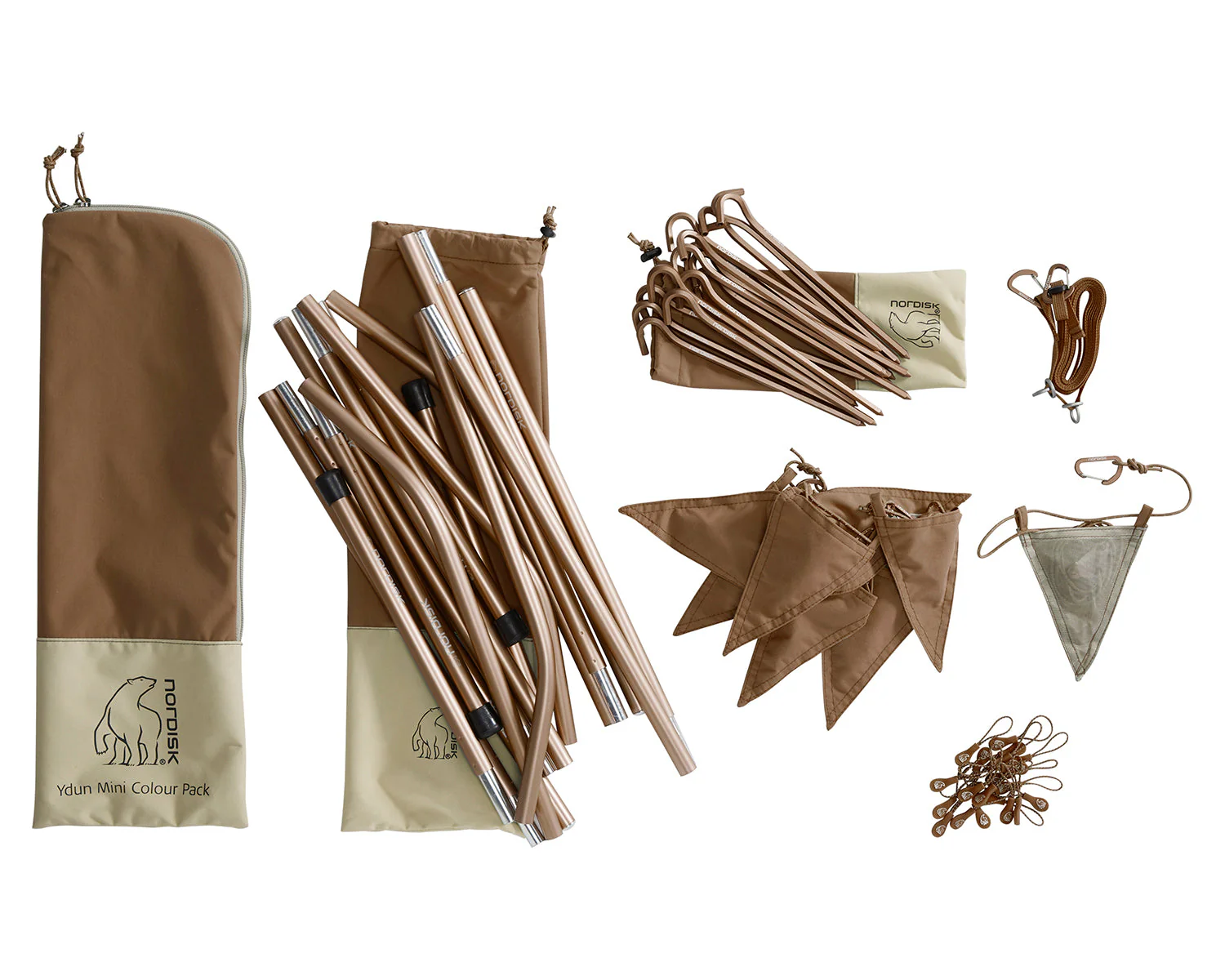 Ydun Tech Mini Glamping Zelt Incl. Colour Pack - 2 Personen | Dachshund Chocolate - Image 24