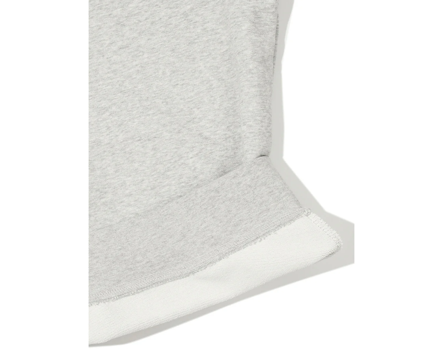 Basic Zip-Up Hoodie Unisex - Light Grey - Image 4
